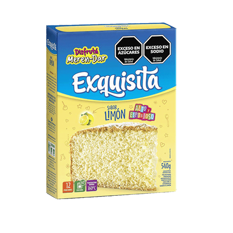 Bizcochuelo EXQUISITA Limon 540g