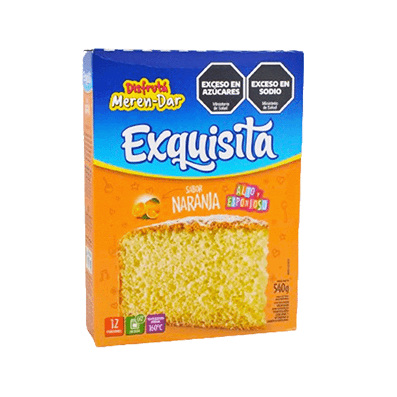Bizcochuelo EXQUISITA Naranja 540g