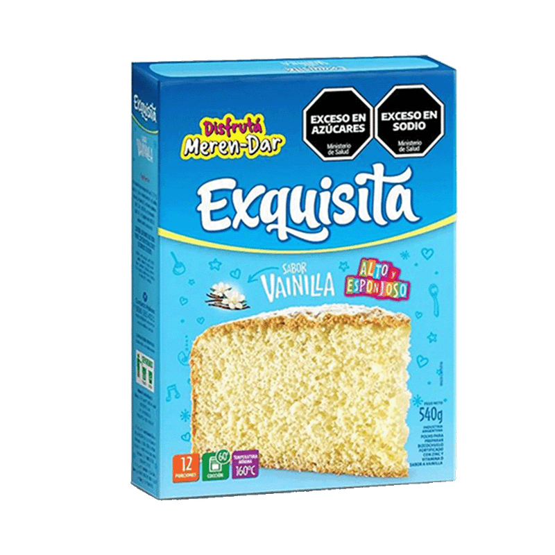 Bizcochuelo EXQUISITA Vainilla 540g