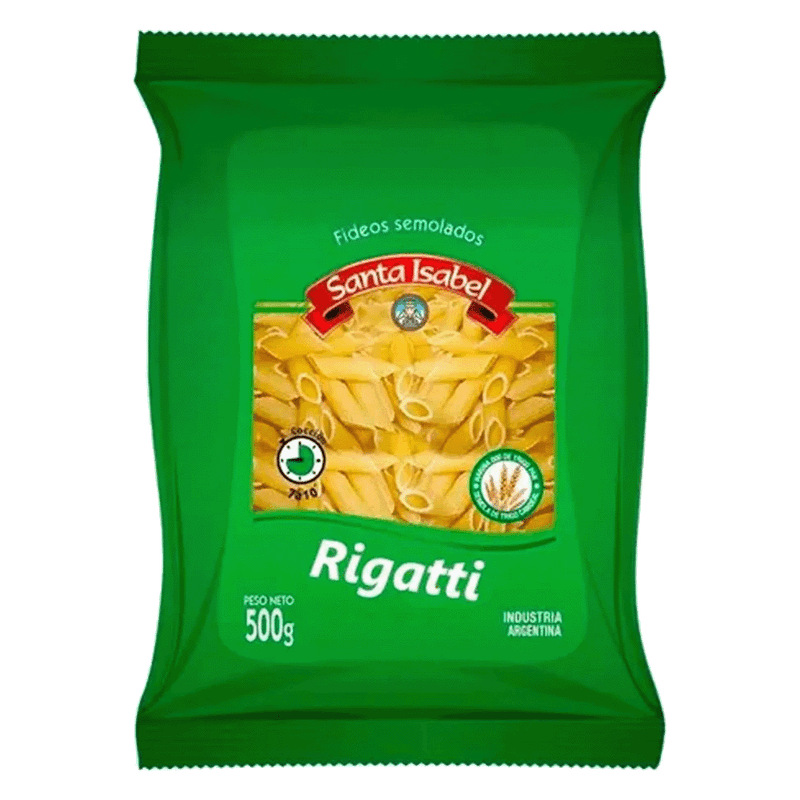 Fideos SANTA ISABEL Rigatti 500g