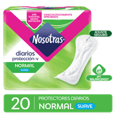 Protectores Diarios NOSOTRAS Normal 20u