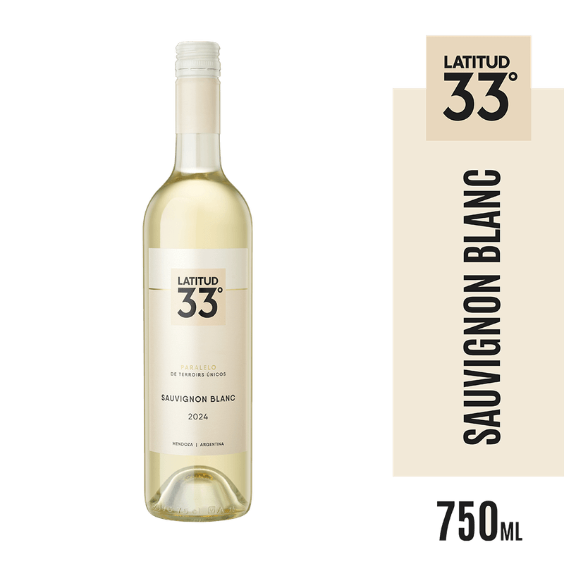 Vino LATITUD 33 Sauvignon Blanc 750c
