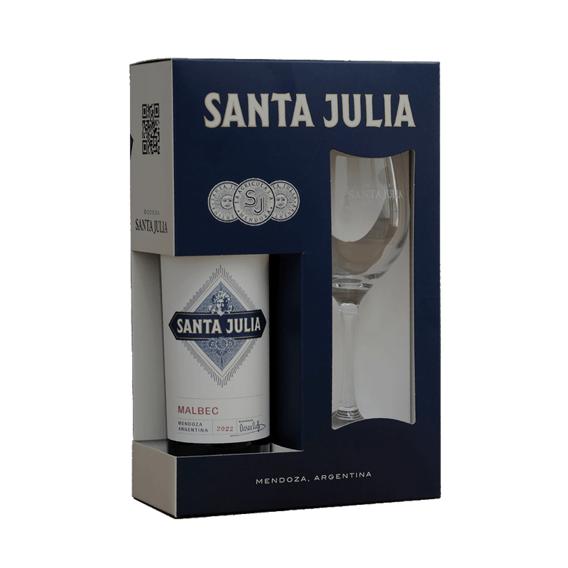 Vino SANTA JULIA Malbec + Copon Estuche 1u