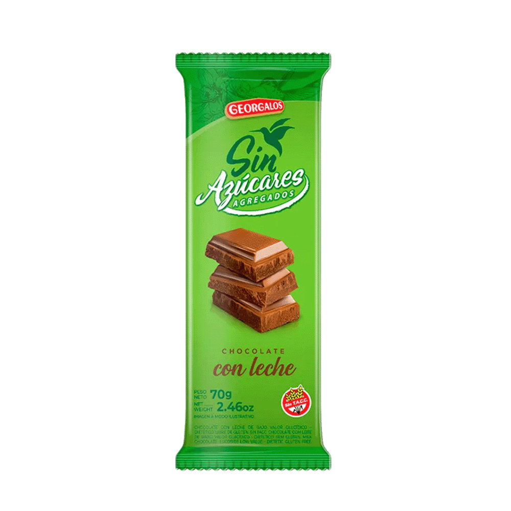 Chocolate Georgalos sin Azucar 70 gr