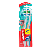 Cepillo Dental COLGATE 360 2x1 Suave 2u