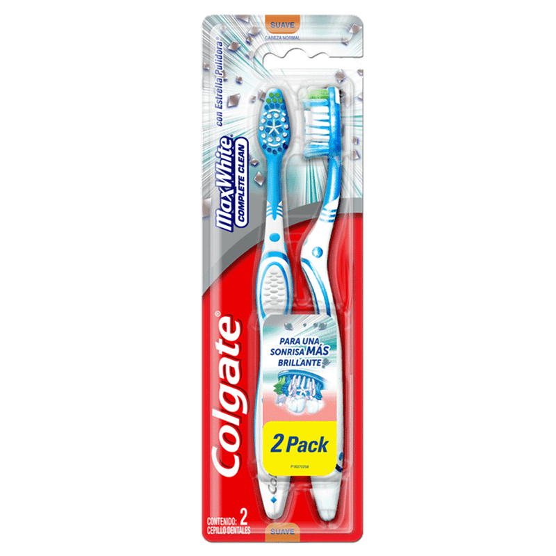 Cepillo Dental COLGATE Max White Medio 2U 2u