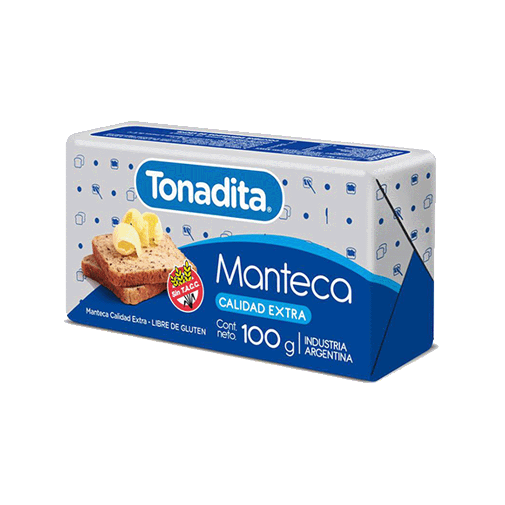Manteca Tonadita Calidad Extra 100 gr