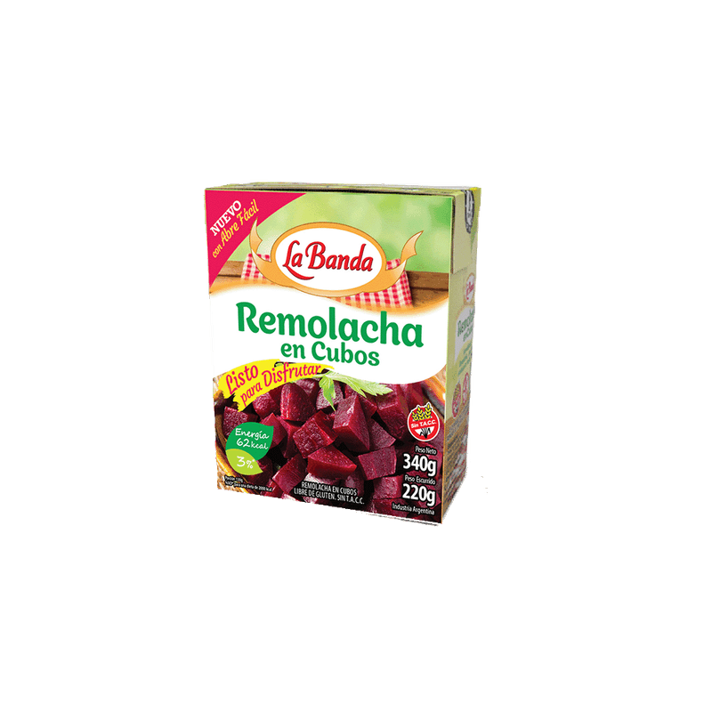 Remolacha LA BANDA En Cubos Tetra 340g