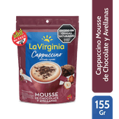 Cappuccino LA VIRGINIA Chocolate-Avellanas Doy Pack 155g