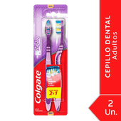 Cepillo Dental COLGATE Zig Zag Charcoal Medio 2u