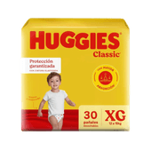 Pañales HUGGIES Jumbo Classic XG 30u