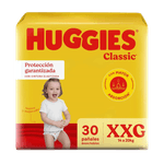 Pañales HUGGIES Jumbo Classic XXG 30u