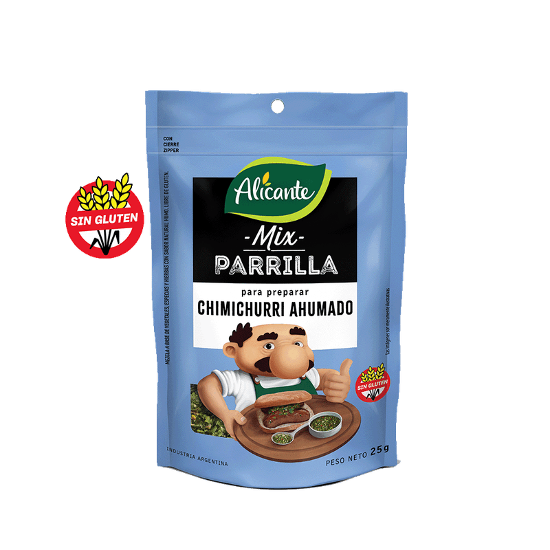 Mix ALICANTE Parrilla Para Chimichurri Ahumado 25g