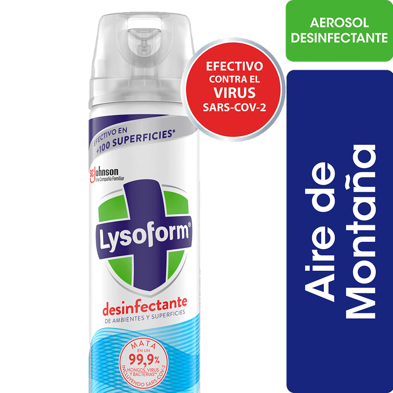 Desodorante Ambiente LYSOFORM Aerosol Aire Montaña 360c