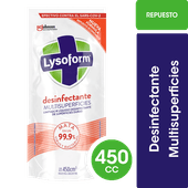 Limpiador Liquido LYSOFORM Multisuperficie Doy Pack 450c