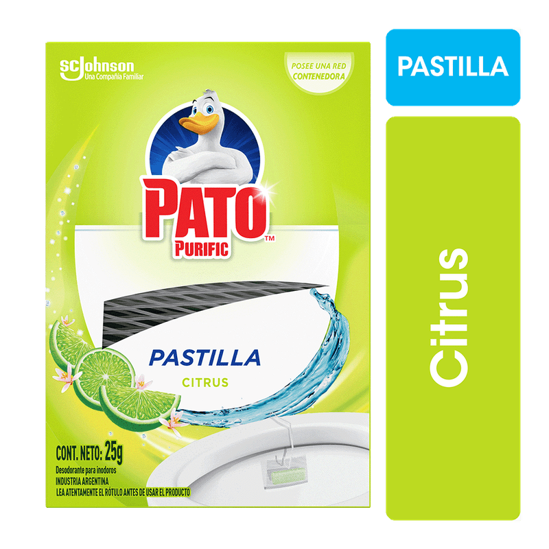 Desodorante Inodoro PATO Pastilla Citrus 25g