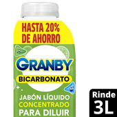 Jabon Liquido GRANBY Para Diluir Limon Botella 500ml