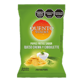 Papas QUENTO Crema y Ciboulette 82g