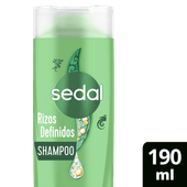 Shampoo SEDAL Rizos Definidos 190ml