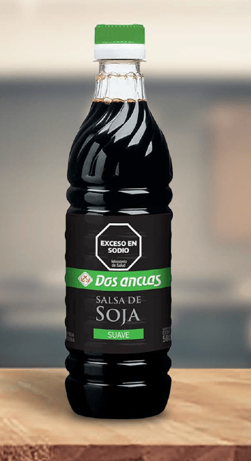 Salsa de Soja Suave Dos Anclas Pet 500 ml