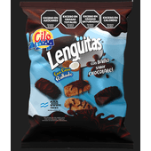 Galletitas CILO Lenguitas Coco Bañadas Chocolate 300g