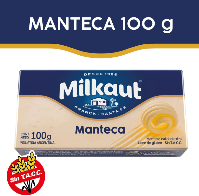 Manteca Milkaut x 100 gr