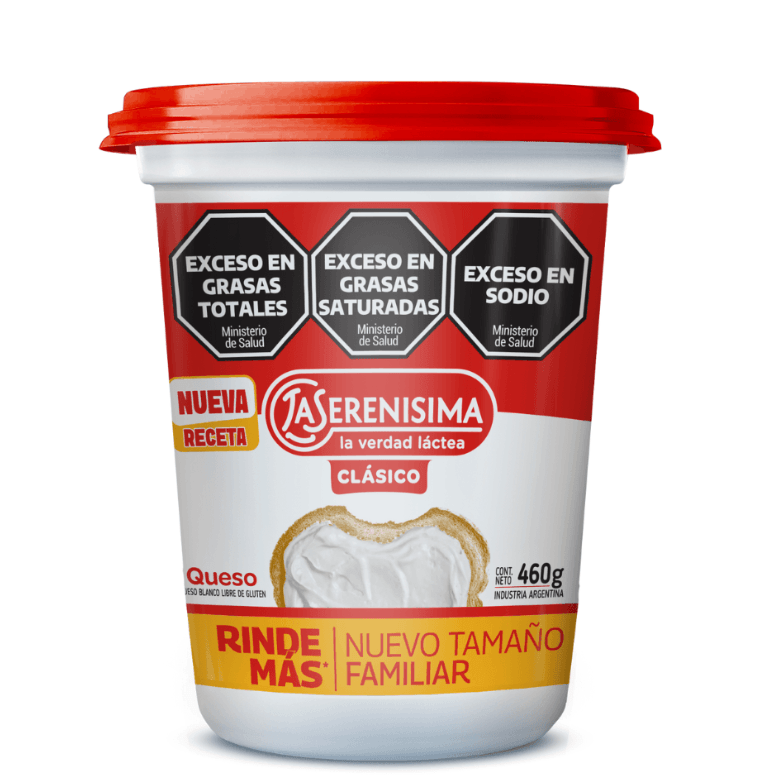 Queso LA SERENISIMA Crema Clasico Entero 460g