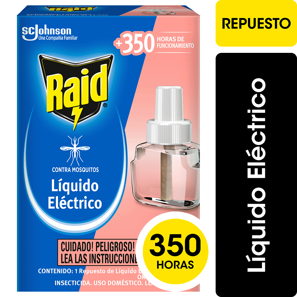 Repuesto Raid Liquido Electrico x 1 Unidad con Fragancia