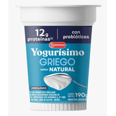 Yogur YOGURISIMO Griego Natural Endulzado 190g