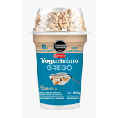 Yogur YOGURISIMO Griego C/Topping Granola 168