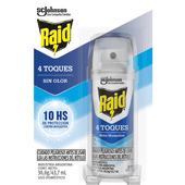 Insecticida RAID 4 Toques s/olor mata Mosquitos 43ml