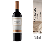 Vino DON DAVID Reserva Malbec 750c