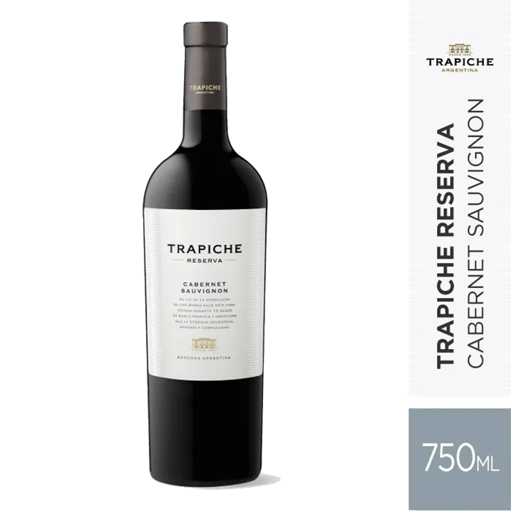 Vino Tinto Trapiche Reserva Cabernet Sauvignon x 7