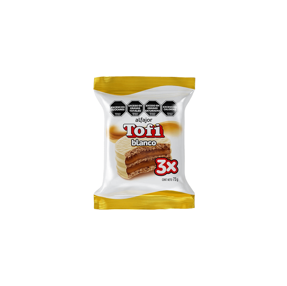 Alfajor Triple Blanco Tofi 73g