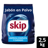 Jabon en Polvo SKIP Bio Enzimas 2.5k