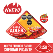Queso ADLER Cheddar Picante 100g