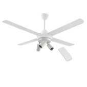 Ventiador AXEL de tech c/c.rem Bco c/spot AX-140ABSPOT 1