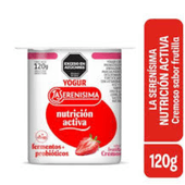 Yogur LA SERENISIMA Cremoso FFS Entero Frutilla 120g NUEVO 120g